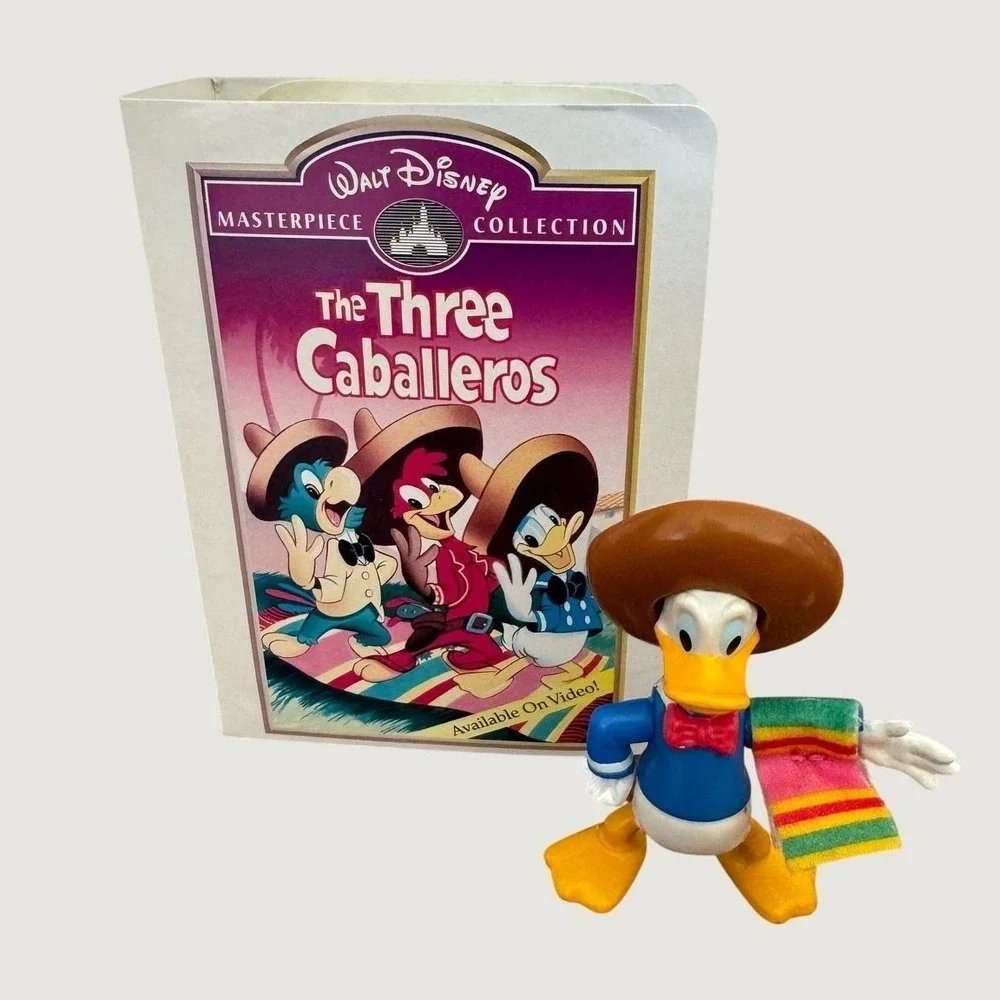 Disney The Three Caballeros Donald Duck 1996 McDonalds Happy Meal Toy Figure